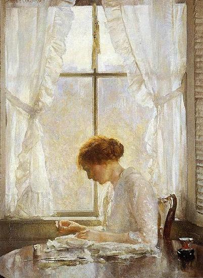 Joseph Decamp The Seamstress oil painting picture
